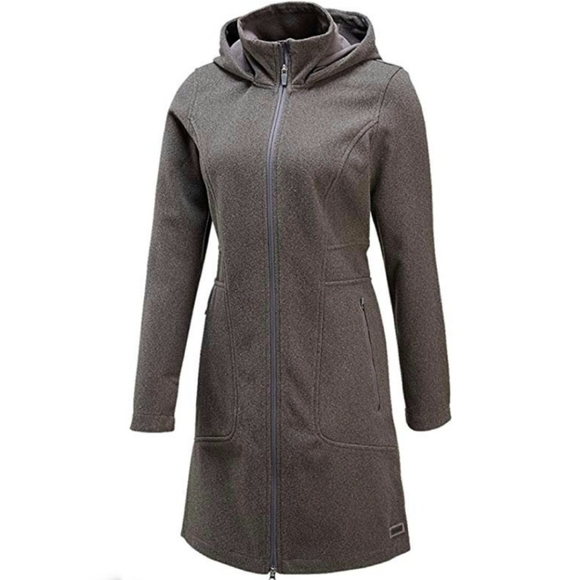 Merrell Women's Haven Shadow Heather Gray Softshell Jacket - Picture 2 of 10